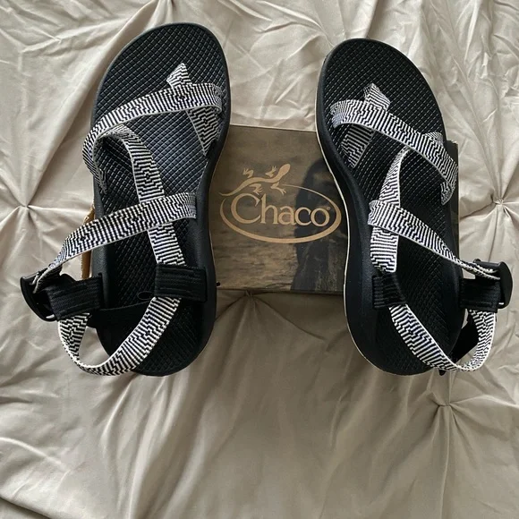 Chaco Zebra-Stripe Sandals - Picture 1 of 4